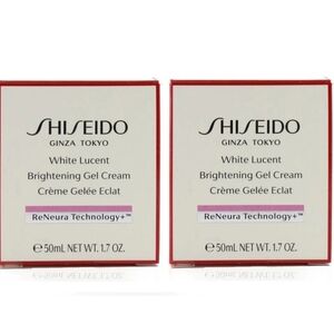 2X Shiseido White Lucent Brightening Gel Cream 1.7oz / 50ml NEW in  BOX